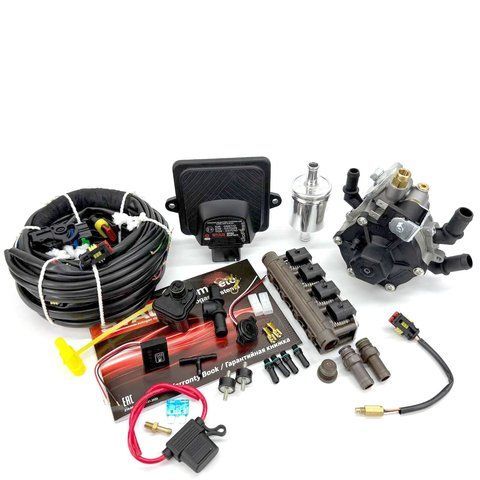 Комплект STAG-200 GoFast Led-200 + редуктор R02_EL+ Форсунки Stag W02 4 цил. 302565 фото