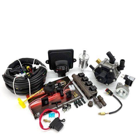 Комплект STAG-200 GoFast Led-200 + редуктор R02 + Форсунки Stag W02 4 цил. 302566 фото