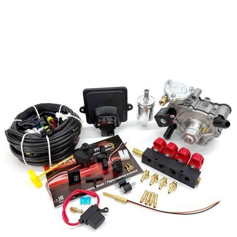 Комплект STAG-200 GoFast Led-200 + редуктор Tomasetto Nordic + Форсунки VALTEK Type 30, 3 Ohm 4 цил. 302570 фото
