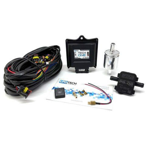 Електроніка  LPGTECH ONE 4 цил PS-02 без рівня MINIONE+F12+ PS02 фото